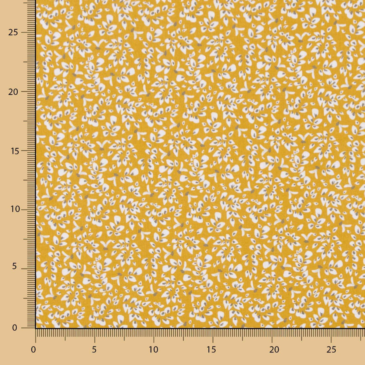 Popeline Coton Enfant Jaune Forêt - Ribes y Casals