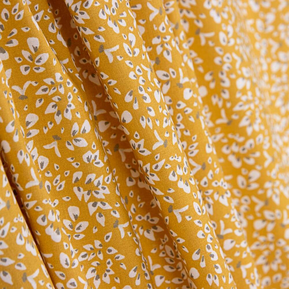 Popeline Coton Enfant Jaune Forêt - Ribes y Casals