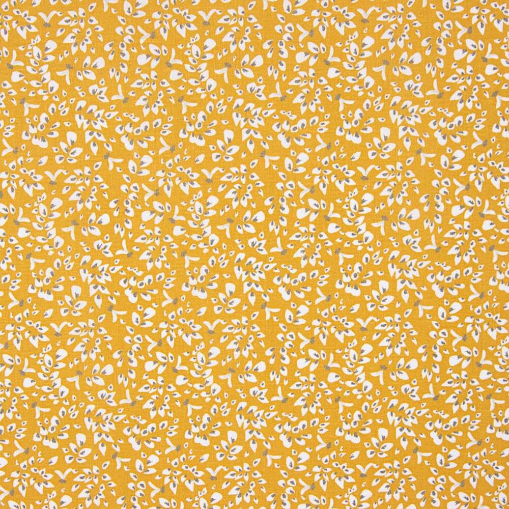 Popeline Coton Enfant Jaune Forêt - Ribes y Casals