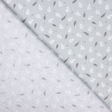 Popeline Coton Enfant Gris Clair Forêt - Ribes y Casals