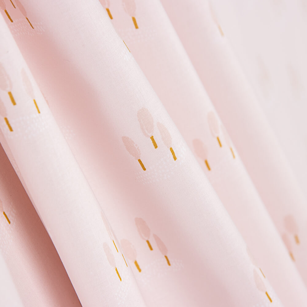 Popeline Coton Enfant Forêt Rose - Ribes y Casals