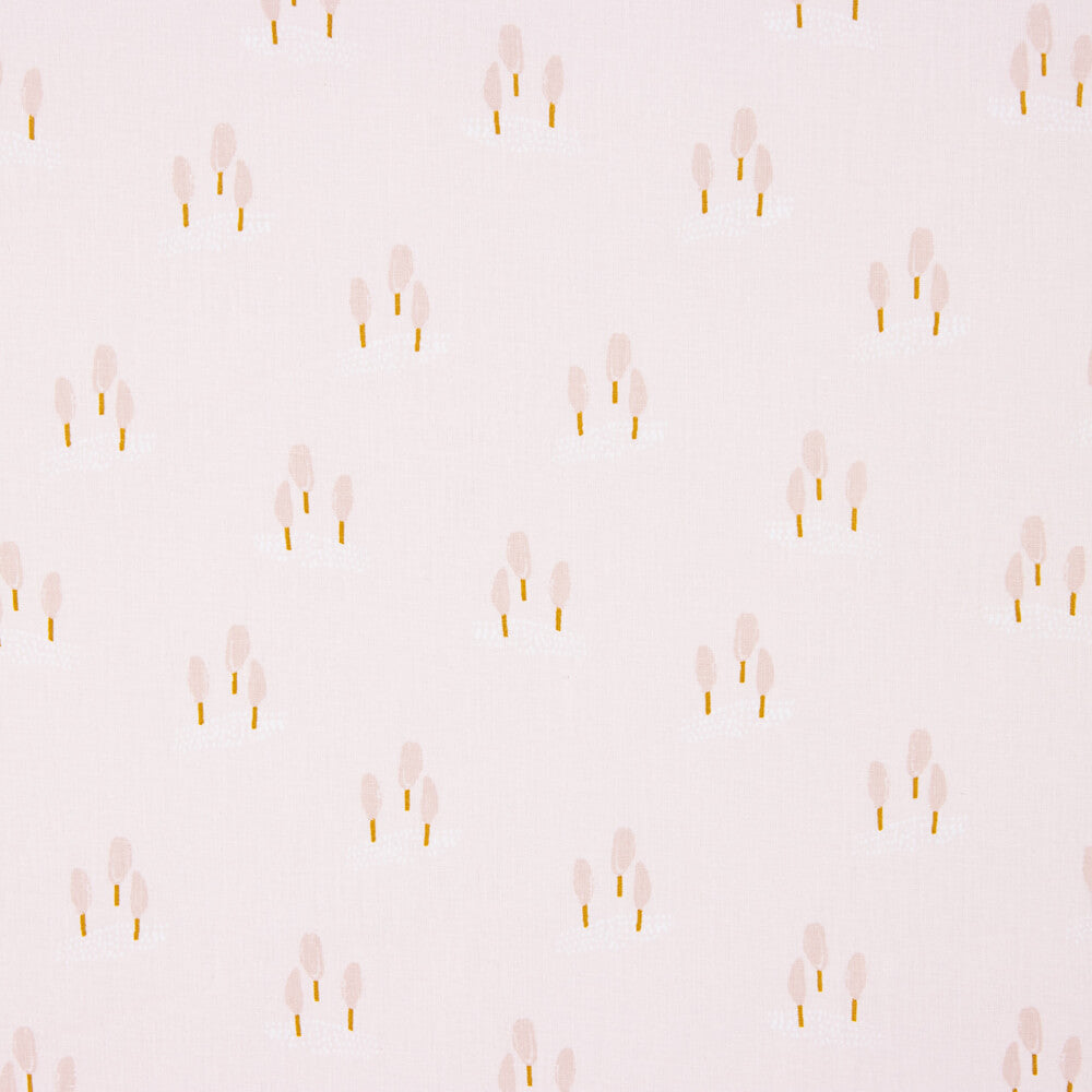 Popeline Coton Enfant Forêt Rose - Ribes y Casals