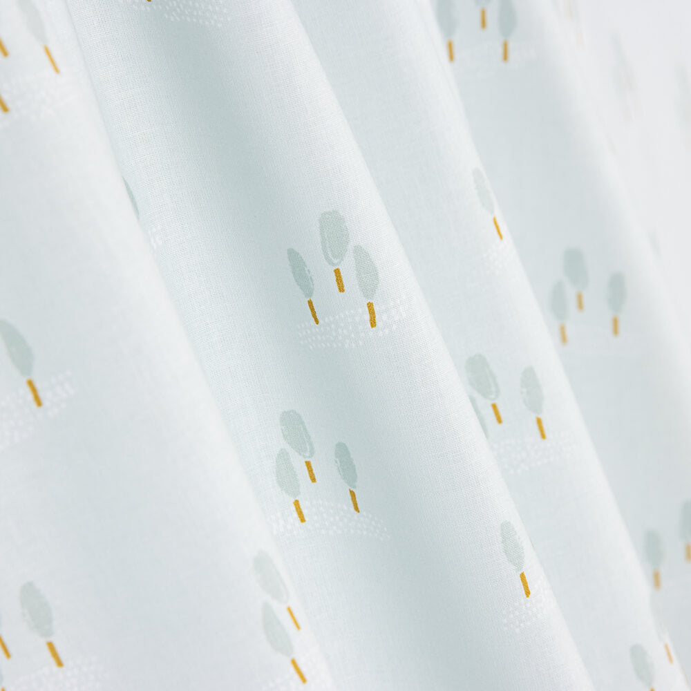 Popeline Coton Enfant aigue-marine Forest - Ribes y Casals