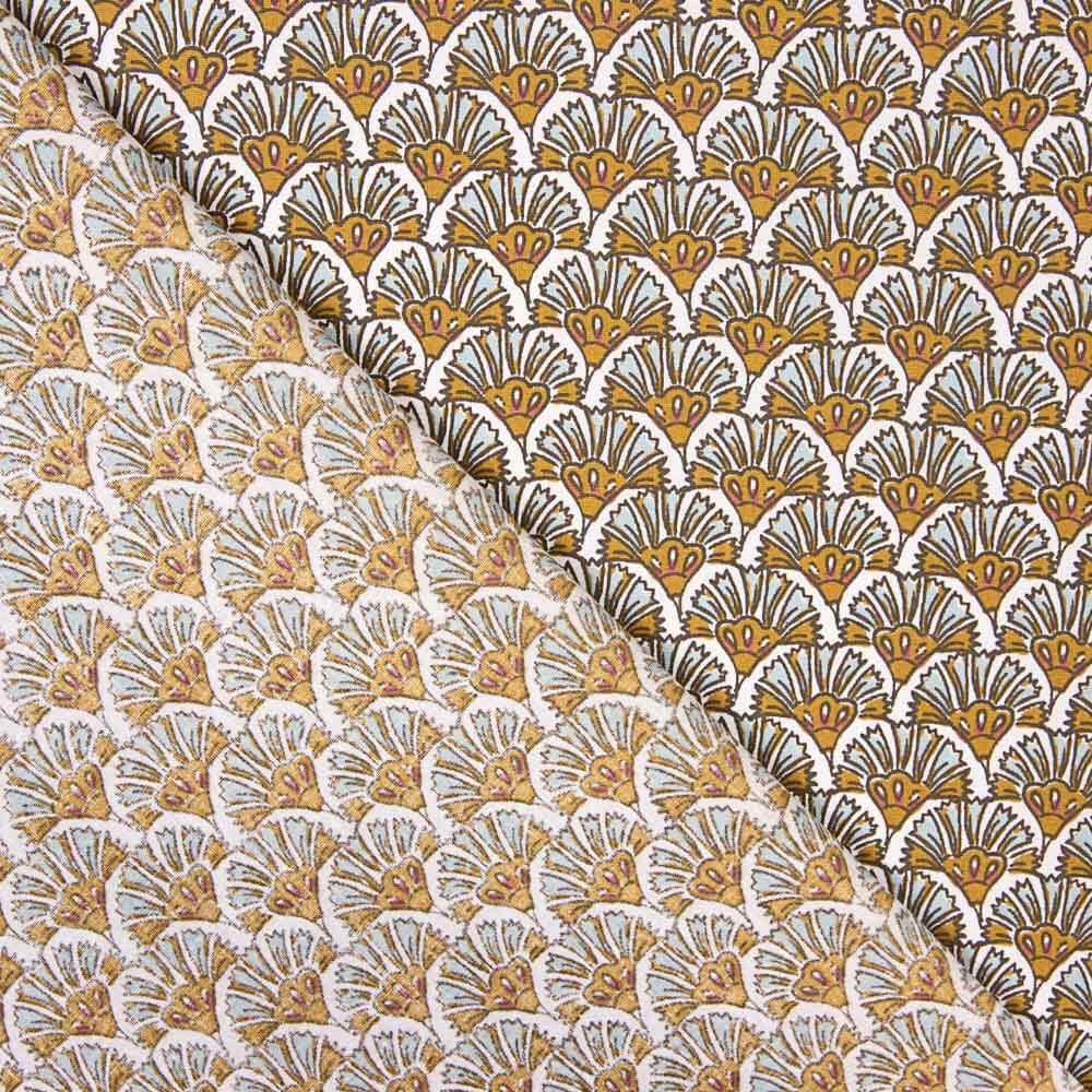 Popeline Coton Enfant Marron Pisenlit - Ribes y Casals