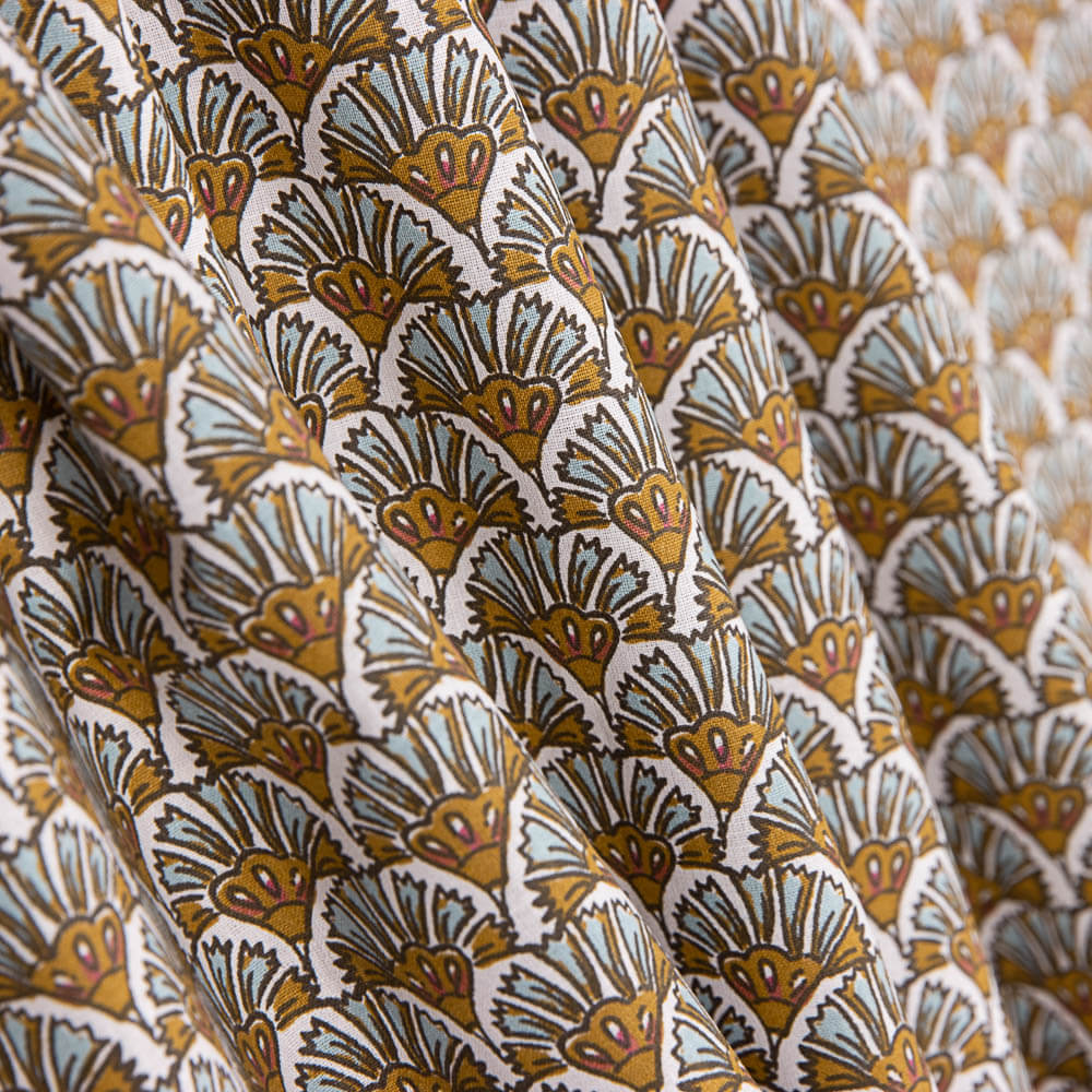 Popeline Coton Enfant Marron Pisenlit - Ribes y Casals