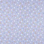 Popeline de Coton Hirondelles Bleu Denim - Ribes y Casals