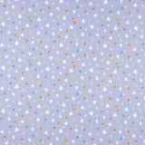 Popeline de Coton Hirondelles Bleu Denim - Ribes y Casals