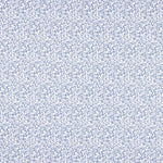 Popeline De Coton Feuilles Bleu Denim - Ribes y Casals