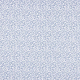 Popeline De Coton Feuilles Bleu Denim - Ribes y Casals