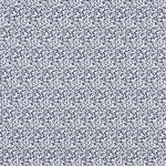 Popeline de Coton Feuilles Marine - Ribes y Casals