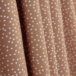 Popeline de coton – Pois blancs sur fond rouge brique - Ribes y Casals