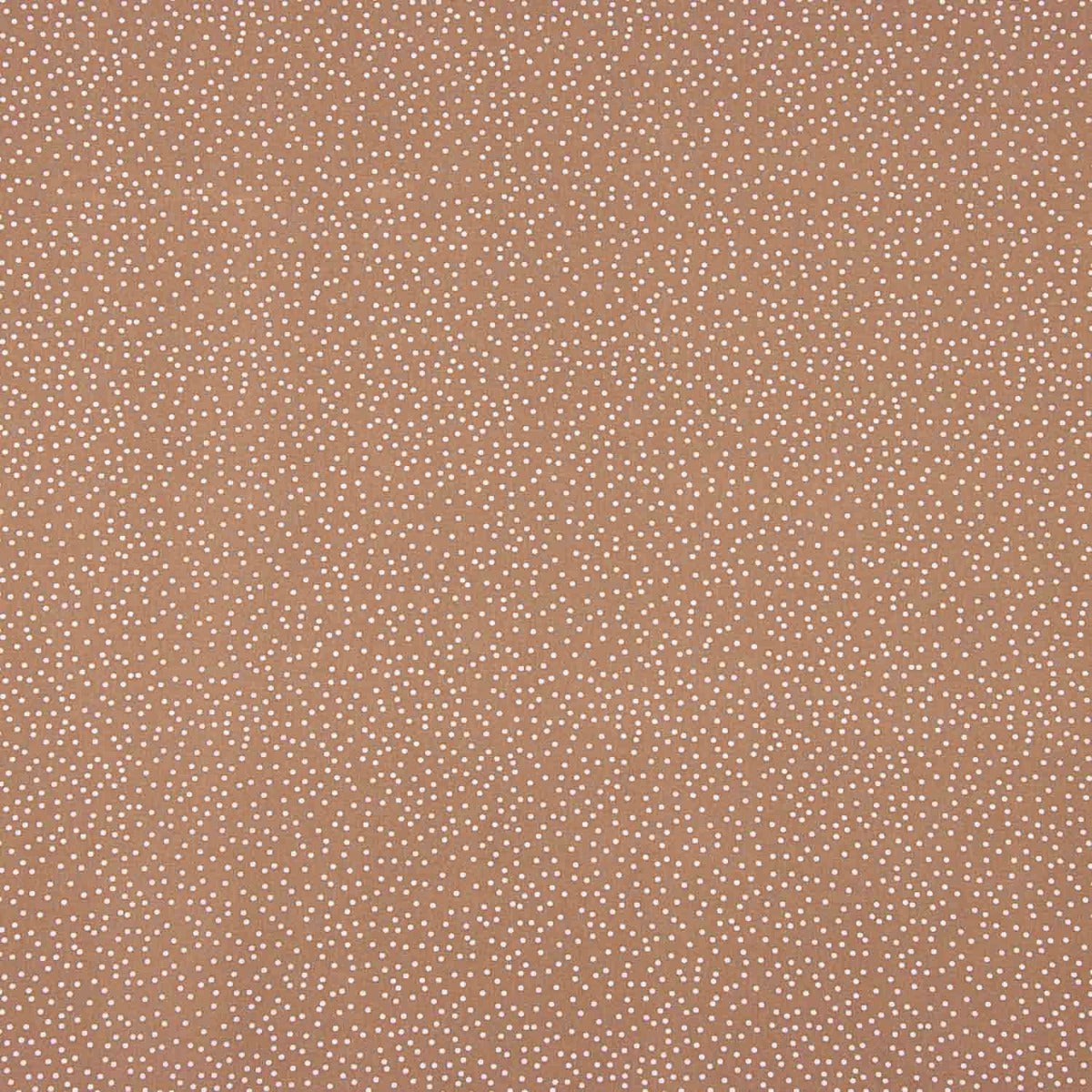 Popeline de coton – Pois blancs sur fond rouge brique - Ribes y Casals