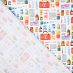 Popeline Coton Médicaments - Ribes y Casals