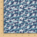 Popeline Coton Bleu Militaire - Ribes y Casals