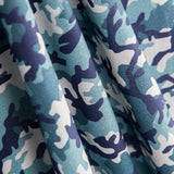 Popeline Coton Bleu Militaire - Ribes y Casals