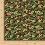 Popeline Coton Militaire Vert - Ribes y Casals