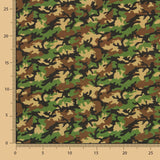 Popeline Coton Militaire Vert - Ribes y Casals