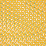 Popeline Coton Mini Fleurs Ocre - Ribes y Casals