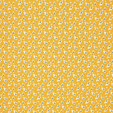 Popeline Coton Mini Fleurs Ocre - Ribes y Casals