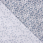 Popeline Coton Minimals Blanc-Bleu - Ribes y Casals