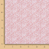 Popeline Coton Minimals Blanc-Rose - Ribes y Casals