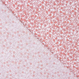 Popeline Coton Minimals Blanc-Rose - Ribes y Casals