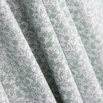 Popeline Coton Minimals Blanc-Vert - Ribes y Casals