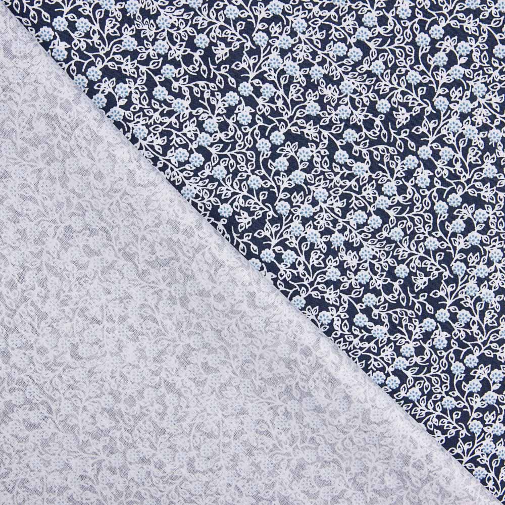 Popeline Coton Minimals Marine - Ribes y Casals