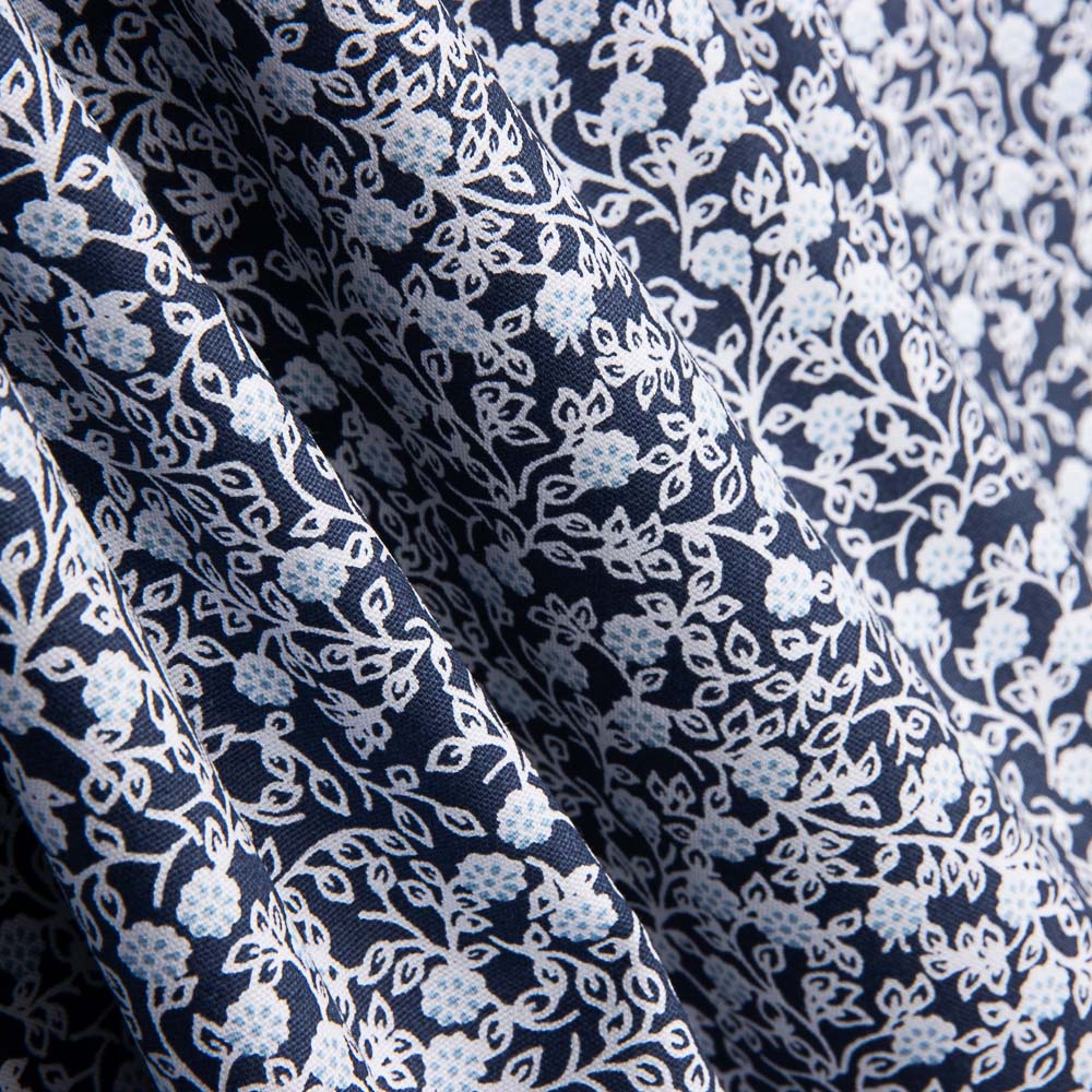 Popeline Coton Minimals Marine - Ribes y Casals