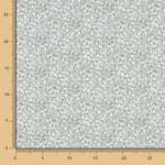 Popeline de coton Minimals Vert Nil - Ribes y Casals