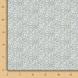 Popeline de coton Minimals Vert Nil - Ribes y Casals