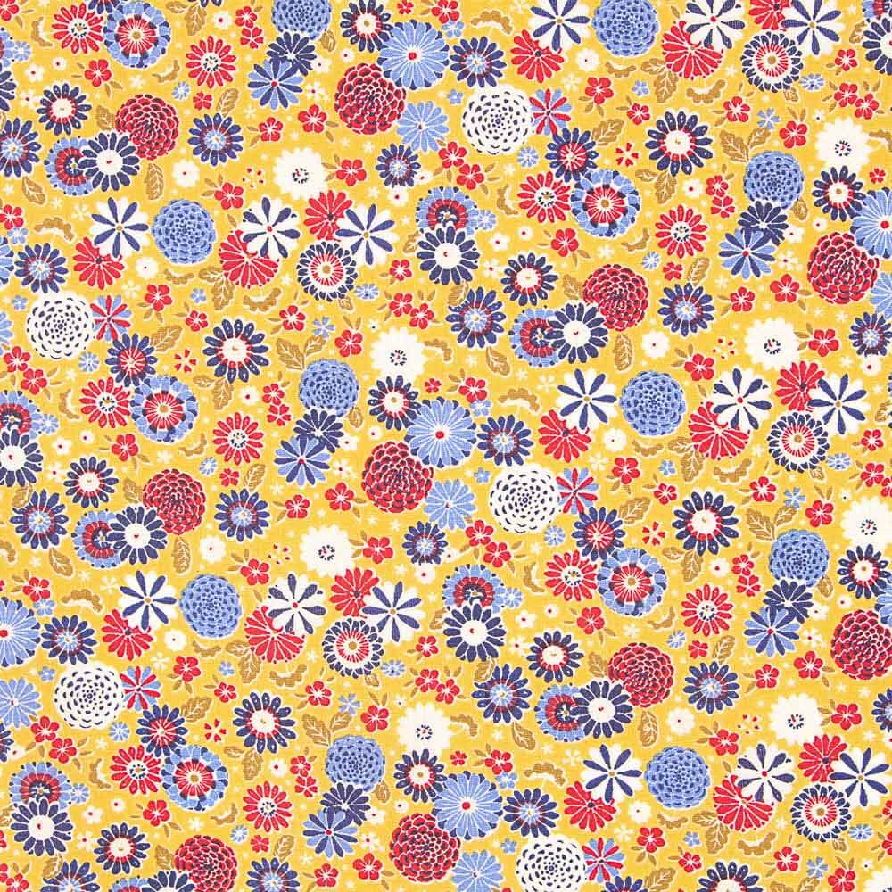 Popeline Coton Jaune Misaki Oeko-Tex® - Ribes y Casals