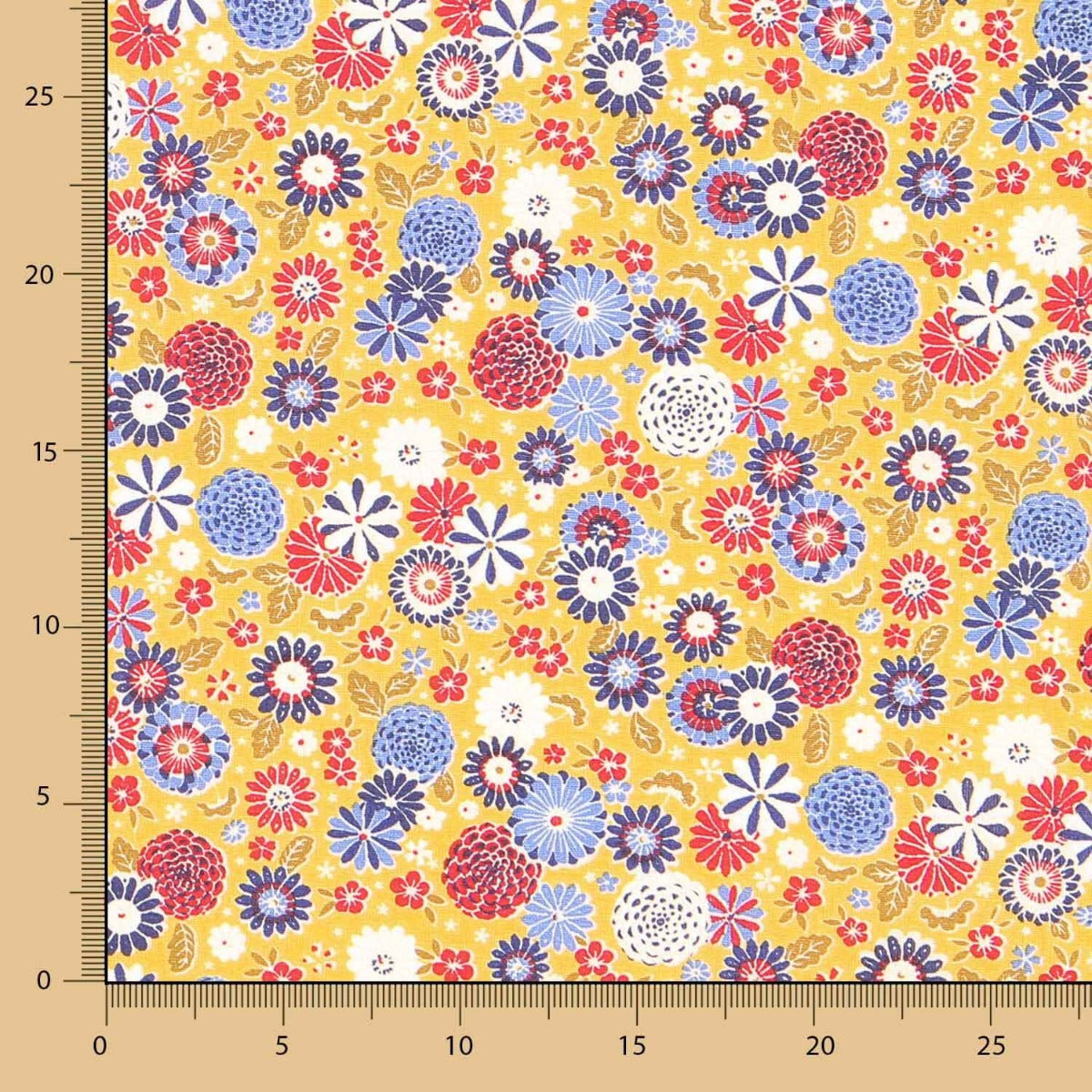 Popeline Coton Jaune Misaki Oeko-Tex® - Ribes y Casals