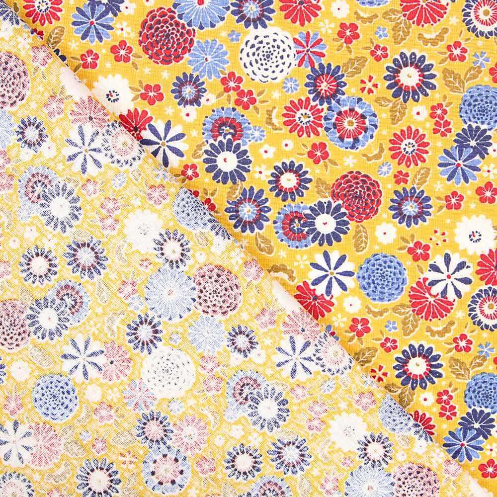 Popeline Coton Jaune Misaki Oeko-Tex® - Ribes y Casals