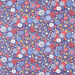 Popeline Coton Oeko-Tex® Misaki Bleu - Ribes y Casals