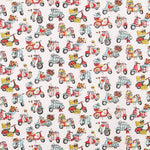 Popeline Coton Vespas - Ribes y Casals