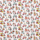 Popeline Coton Vespas - Ribes y Casals