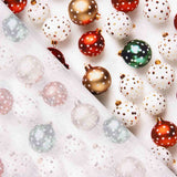 Tissu Popeline de Coton Noël Boules - Ribes y Casals