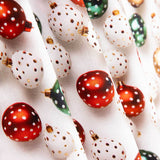 Tissu Popeline de Coton Noël Boules - Ribes y Casals
