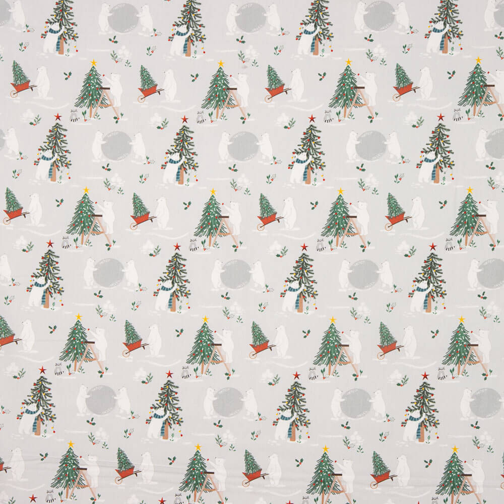 Oursons de Noël en popeline de coton - Ribes y Casals