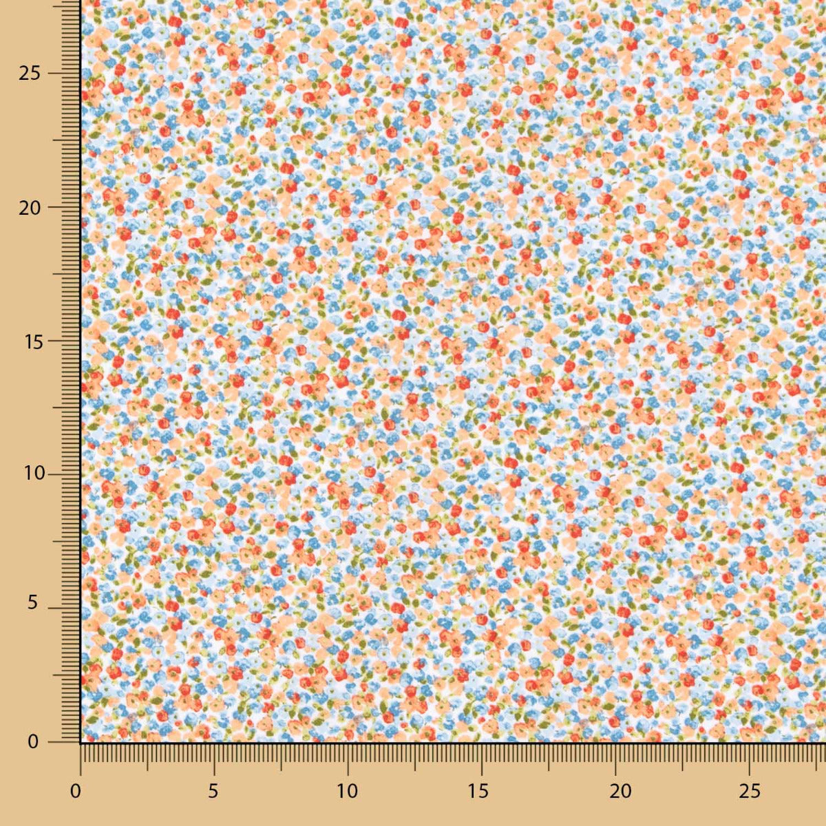 Popeline Coton Bio Florence Miel - Ribes y Casals