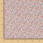 Popeline de coton bio Florence rose - Ribes y Casals