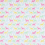 Popeline Coton Enfant Bio Zèbres Multicolore - Ribes y Casals