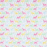 Popeline Coton Enfant Bio Zèbres Multicolore - Ribes y Casals