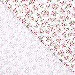 Popeline Coton BIO Enfant Cerises Mini - Ribes y Casals