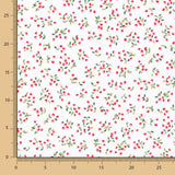 Popeline Coton BIO Enfant Cerises Mini - Ribes y Casals