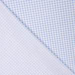 Petit Carré Enfant Popeline de Coton Bio Bleu Clair - Ribes y Casals