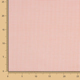 Popeline Enfant Coton Bio Petit Carré Orange - Ribes y Casals