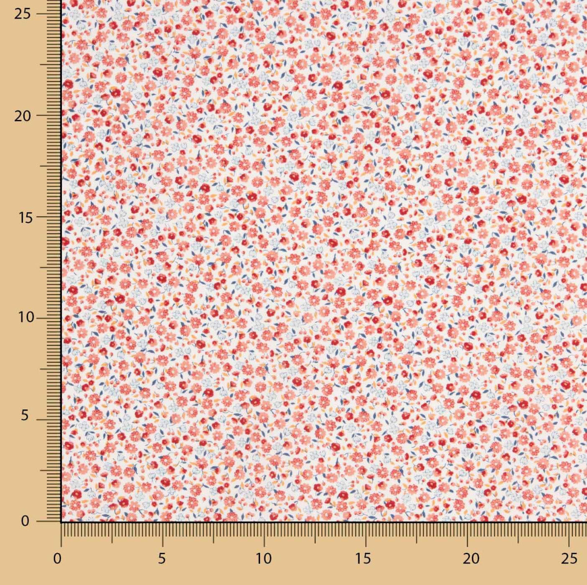Popeline de coton bio enfant Flor Carla - Ribes y Casals