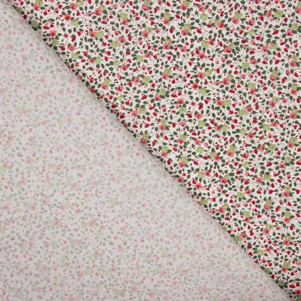 Popeline Enfant Coton Bio Fleur d&#39;Eugenia - Ribes y Casals